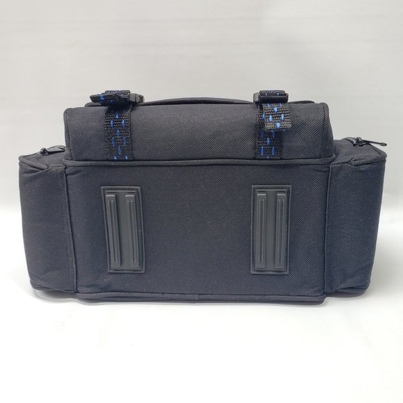 NEW Samsonite Camera Camcorder Bag 6 Pockets Dividers Shoulder Strap 809BK Black - Picture 2 of 16